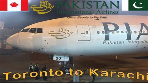 Flight Report Pia Pakistan International Airlines Karachi