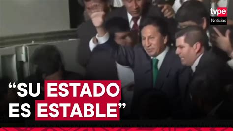 Alejandro Toledo INPE Asegura Que Estado De Salud De Expresidente Es