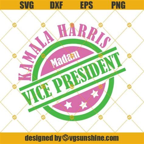 Kamala Harris SVG Madam Vice President SVG Biden Harris SVG DXF EPS