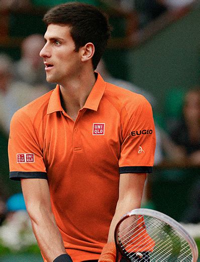 UNIQLO Novak Djokovic 2015 French Open Model - Boutique Marron