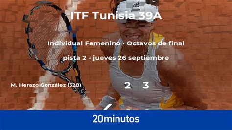 Resultados De Tenis En Directo Partido Aurora Zantedeschi María