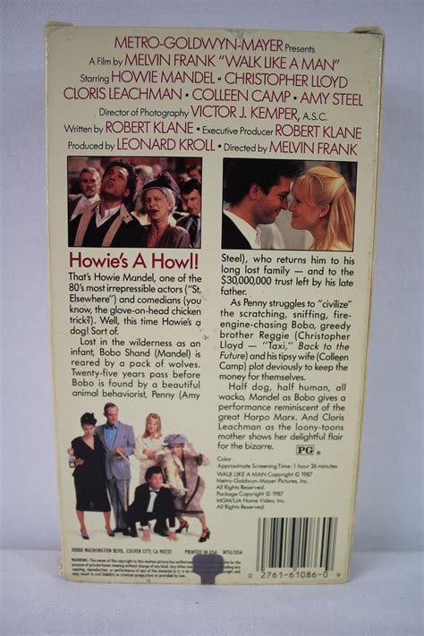 Howie Mandel Bobo Walk Like A Man, MGM, 1987, 1h26m, PG, Christopher ...