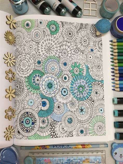 Zentangle Colouring Pages Kate Hadfield Designs 60 OFF