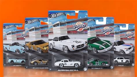 Hot Wheels 2024 Vintage Racing Club Set Silver Label Series Youtube