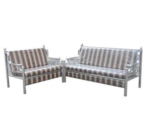 Polished 5 Seater Stainless Steel Sofa Set For Home at Best Price in Chennai | Jayam Furnitures