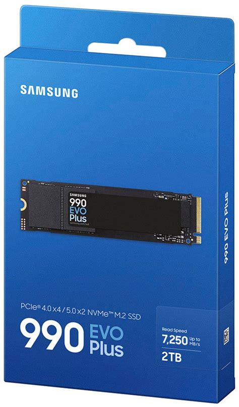 Samsung 990 Evo Plus Ssd 2tb Pcie Gen 4x4 5x2 M 2 2280 Speeds Up To