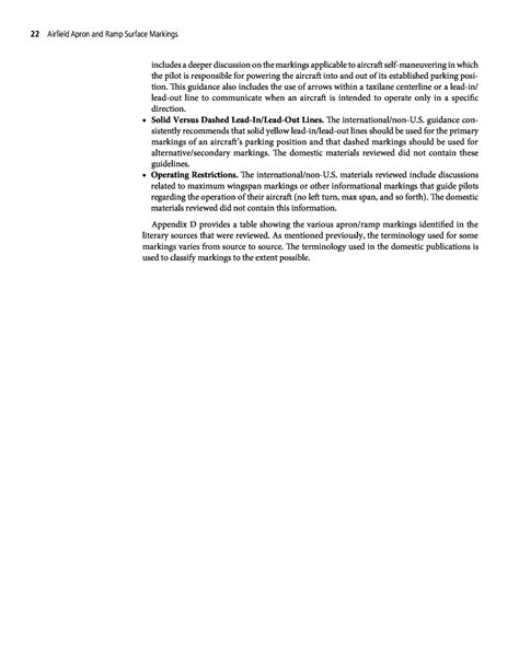 Chapter Literature Review Guideline Material For Airfield Markings