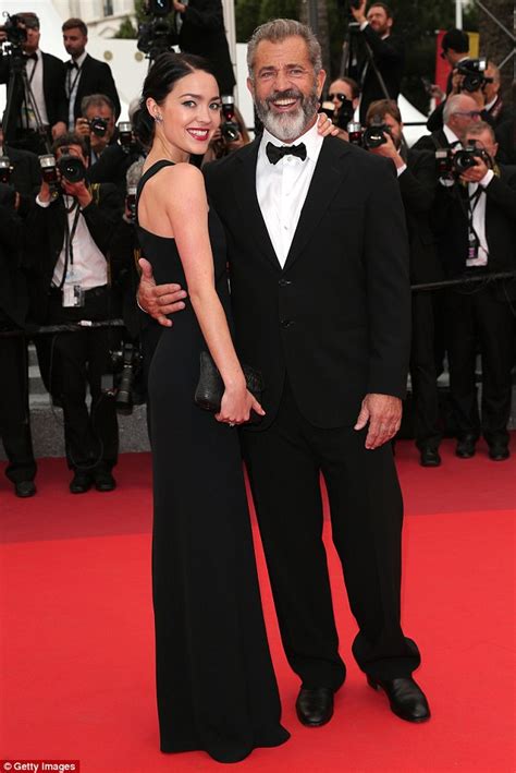 Mel Gibson And Rosalind Ross Arrive At Cannes Film Festivals Closing