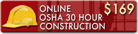 Osha 10 Hour Training Osha Outreach Training