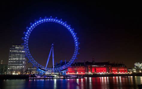 Londres Ciudades Casas R Os Gran Breta A Edificio Luces Reflejo