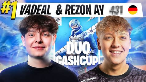 Das BESTE DUO In DEUTSCHLAND Duo Cash Cup Mit Rezon Ay YouTube