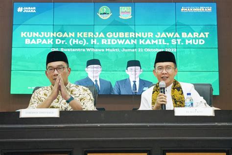 Gubernur Ridwan Kamil Minta Kepala Desa Di Kabupaten Bekasi Tingkatkan