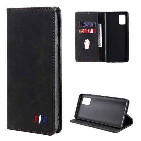 Case Till Samsung Galaxy A71 4g Cover Magnetstängning Plånbok Bok Flip Folio Stativ Visa Cover