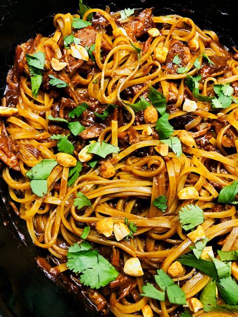 Slow Cooker Hoisin Peanut Noodles Cooks Well With Others