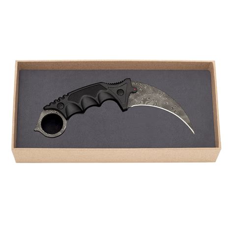 Premium Karambit Damascus Steel Real CS2 Custom Made IRL By LootKnife