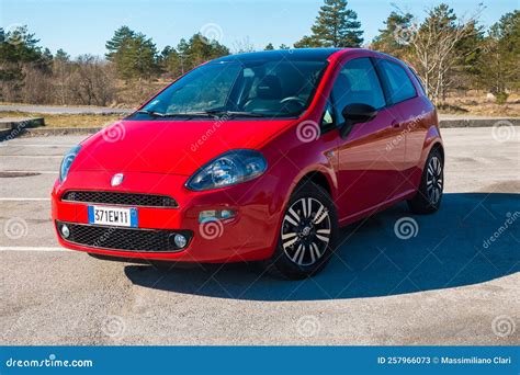 Sezana Slovenija February 14 2018 Fiat Punto Twin Air Turbo Front