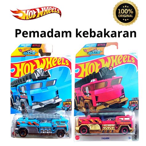 Hot Wheels Fire Rescue Firefighter Alarm Shopee Malaysia