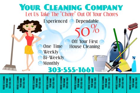 Cleaning Flyers Templates Free