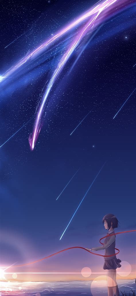 Anime Your Name Mitsuha Miyamizu 1440x3120 Phone Hd Wallpaper