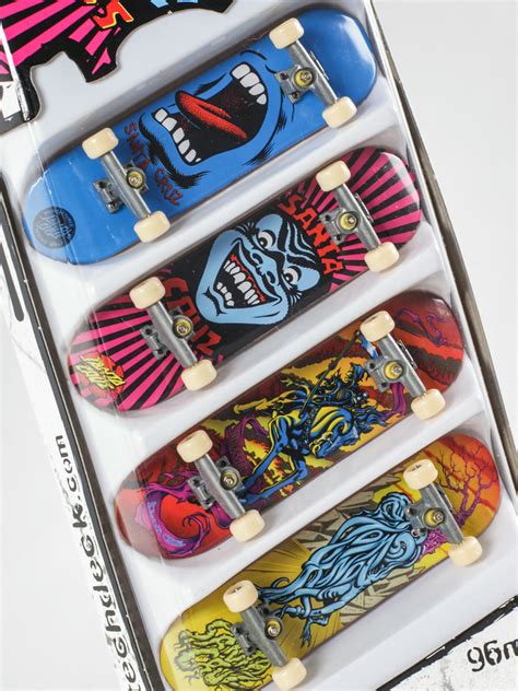 Tech Deck Set Santa Cruz 4 Pack 100