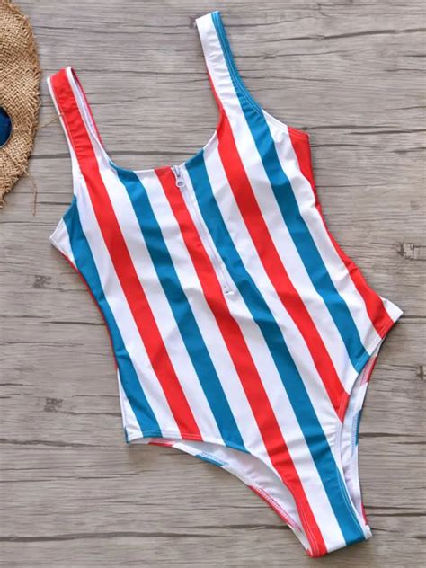 Red And White Striped One Piece Swimsuit Atelier Yuwa Ciao Jp