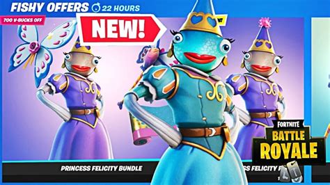 New Princess Felicity Fish Skin Water Wand Pickaxe New Fortnite