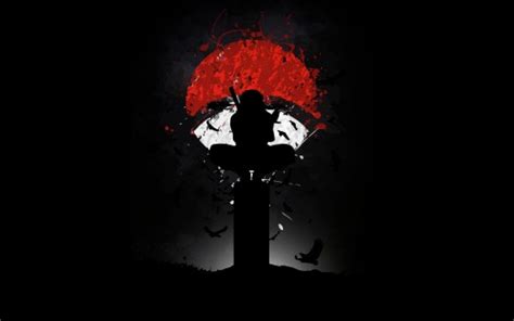 Itachi Uchiha In Black Background Hd Naruto Wallpapers Hd Wallpapers