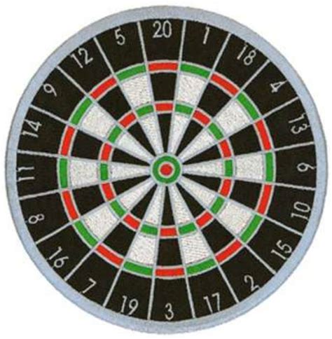 Dart Board Applique Machine Embroidery Design Embroidery Library At