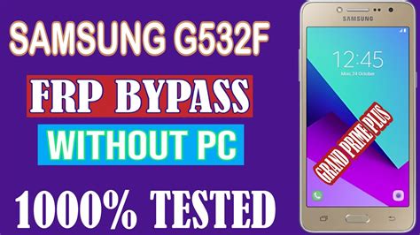 Samsung G532 Frp Bypass Without Pc G532f Frp Bypass Latest Update