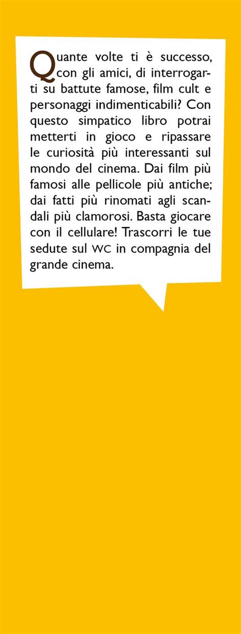 Quiz Sul Cinema Da Risolvere Mentre Fai La Cacca Marco Rentoni