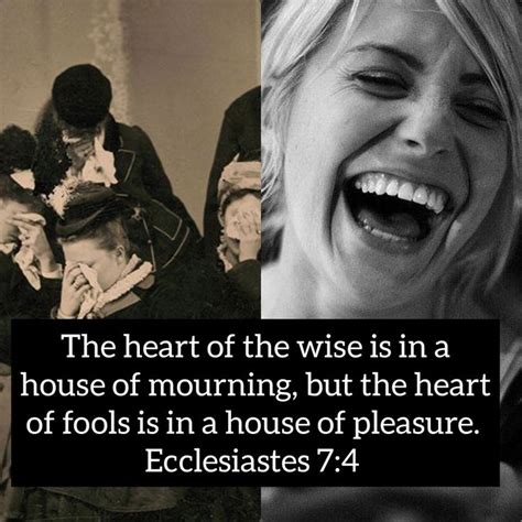 Ecclesiastes 7:4 | Jesus quotes, Scripture verses, Ecclesiastes 7