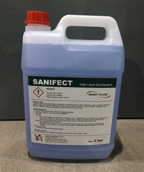 Jual CAIRAN SANIFECT DISINFEKTAN 5 Liter Ready To Use Kota Batam