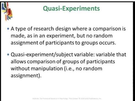 Research Design Quasi Experimental Design Definition Types