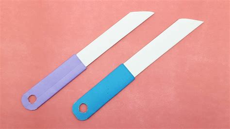 Origami Knife Tutorial How To Make A Paper Knife Easy Step By Step