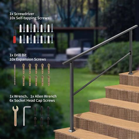 Pasamanos Para Escalones Al Aire Libre Se Adapta A Escalones