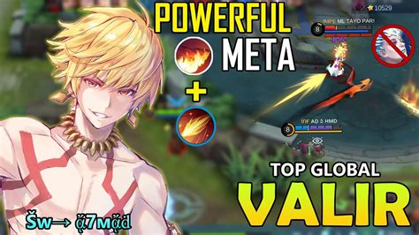 VALIR BEST BUILD EMBLEM 2020 TOP GLOBAL VALIR GAMEPLAY 2020 BY Šw