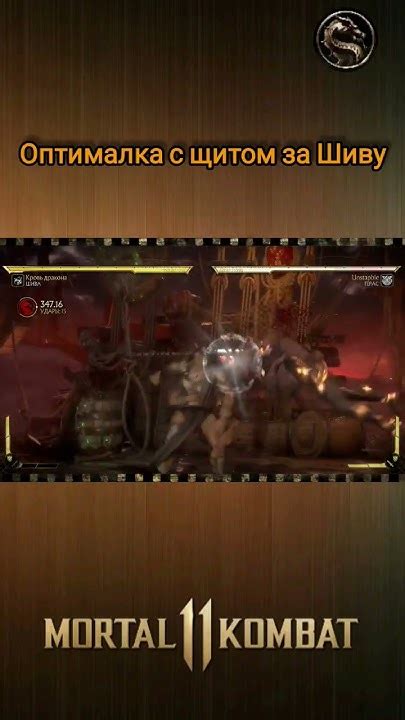 Mortal Kombat 11 - оптималка с щитом за Шиву - YouTube