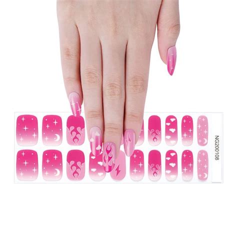 Starburst Gel Nail Stickers Pinx Nails