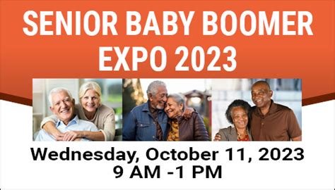 Senior Baby Boomer Expo 2023 - Stafford Centre