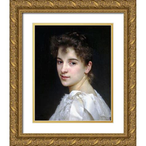 Bouguereau William Adolphe 26x32 Gold Ornate Wood Framed With Double