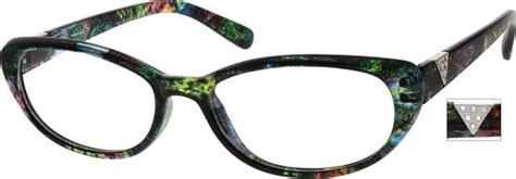 Pattern Plastic Full Rim Frame With Spring Hinges 2606 Zenni Optical