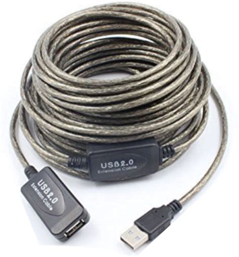 Technotech Usb 20 Male To Female Usb Active Extension Cable 25 Meters