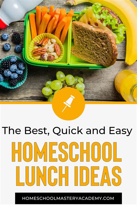 What are the Best, Quick and Easy Homeschool Lunch Ideas?