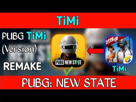 Pubg Timi Version Remake For Pubg New State Game Play Graphics