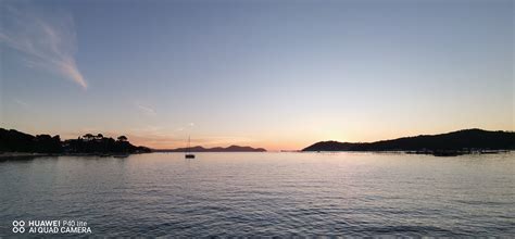 Lev De Soleil Ce Matin Le F Vrier Rade De Toulon Et Plage Des