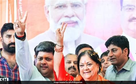 I Feel I Can Retire Now Vasundhara Raje On Son Dushyant Singhs