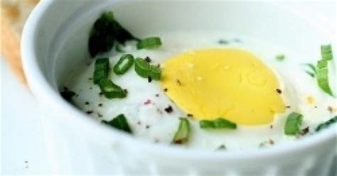 Oven-Coddled Eggs with Mashed Potatoes and Herbs | Just A Pinch Recipes