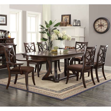 Acme Furniture Keenan 7 Pc Dining Table Set From Dining Table With Storage