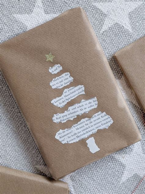 Weihnachtsgeschenke Verpacken Packpapier Kreativ Verwenden Lavendelblog