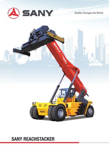 Sany Srsc4545 Reach Stacker Sany Pdf Catalogs Technical